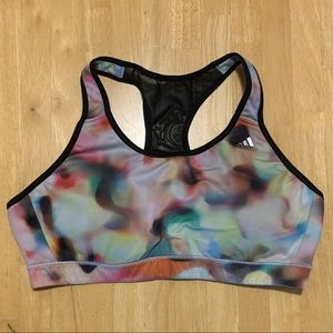 Adidas Multicolored Sports Bra Size Large